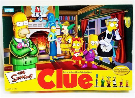 simpsons clue board game